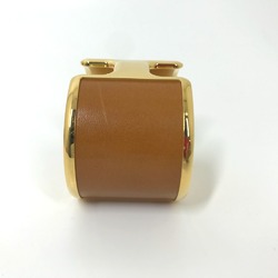 Hermes Bracelet Accessories Bangle Brown x Gold