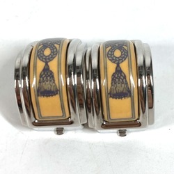 Hermes Accessories Earrings Silver yellow