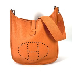 Hermes Punching H logo Crossbody bag Shoulder Bag Orange