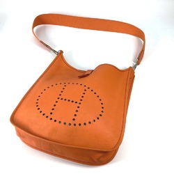 Hermes Punching H logo Crossbody bag Shoulder Bag Orange