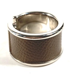 Hermes Women's Ring Etoupe gray SilverHardware