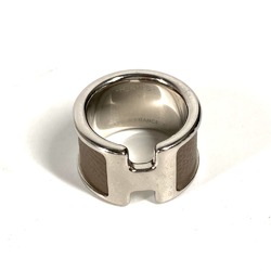 Hermes Women's Ring Etoupe gray SilverHardware