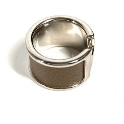 Hermes Women's Ring Etoupe gray SilverHardware