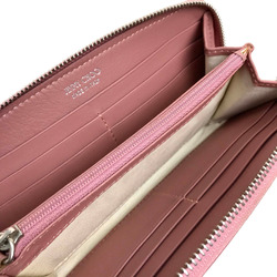 Jimmy Choo Star studs Zip Around Long Wallet Long Wallet Rose Pink Based