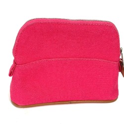 Hermes Makeup pouch Cosmetics Pouch Pouch hibiscus pink