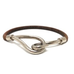 Hermes Bangle accessories Bracelet Brown SilverHardware