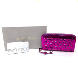 Jimmy Choo 163FILIPA.CIM Star stud filipa Zip Around Long Wallet Long Wallet Metallic purple