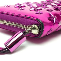 Jimmy Choo 163FILIPA.CIM Star stud filipa Zip Around Long Wallet Long Wallet Metallic purple