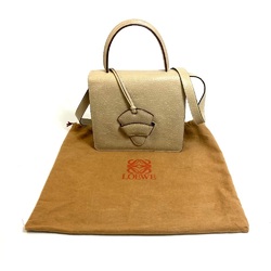 Loewe 2WAY Shoulder Bag Hand Bag Beige