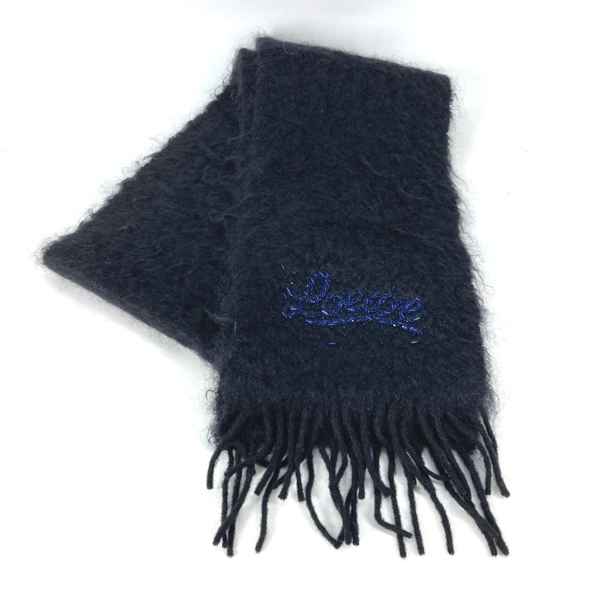 Loewe fringe Scarf Black