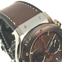 Hublot 521.NC.0589.VR.OPX14 Forbidden X Automatic with cigar box Wristwatch Silver Brown belt