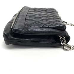 Jimmy Choo Quilted Shoulder Crossbody ChainShoulder Shoulder Bag Black