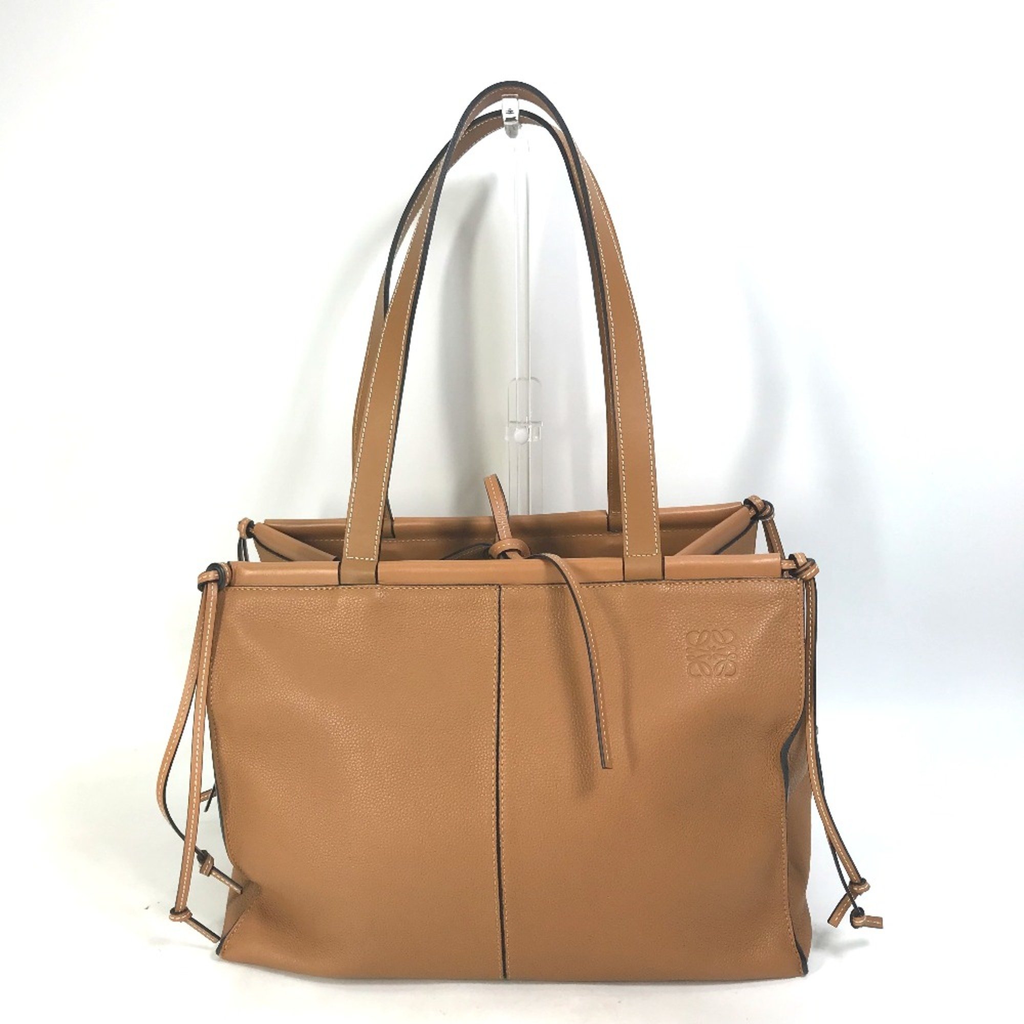 Loewe Shoulder Bag Shoulder Bag anagram Tote Bag Camel Brown