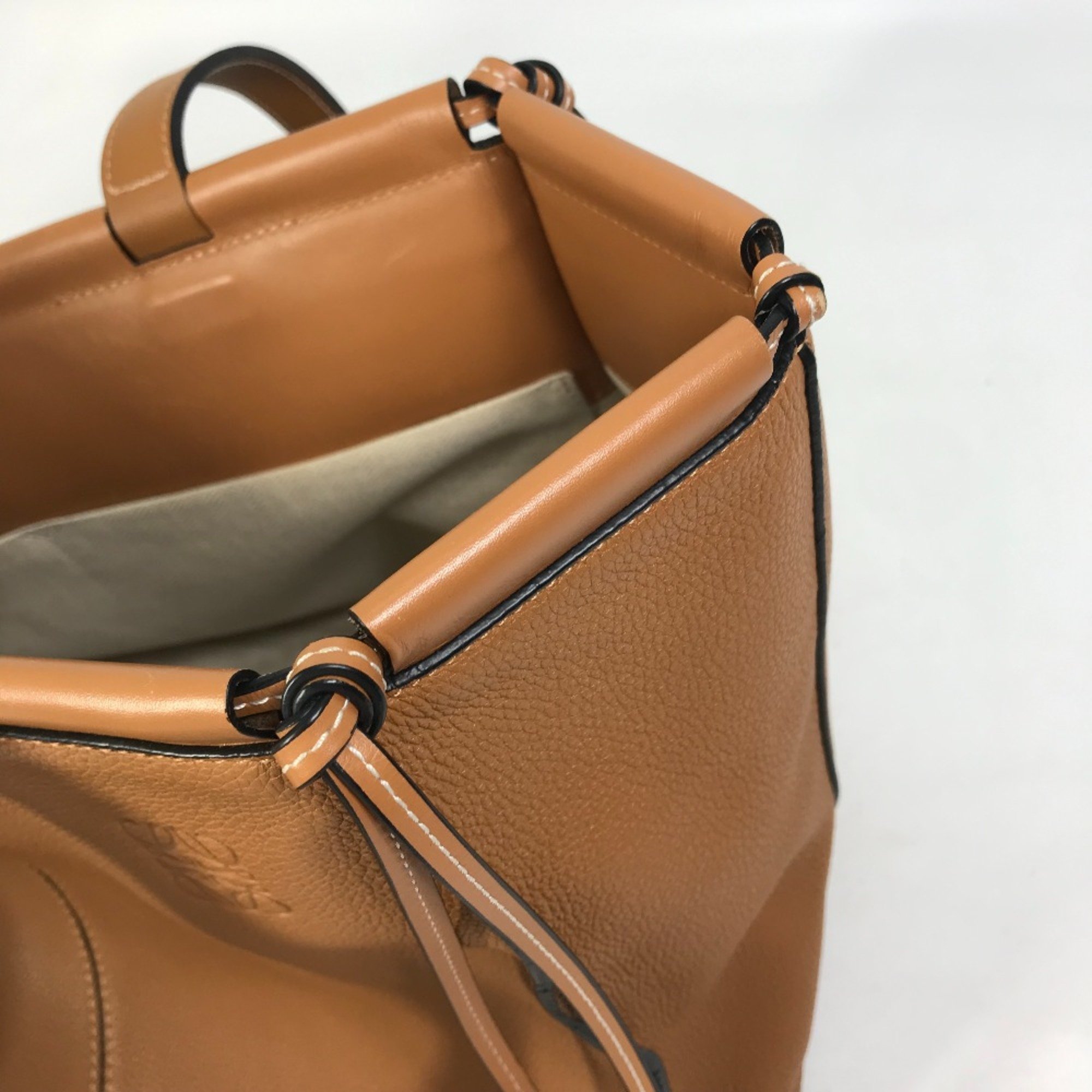 Loewe Shoulder Bag Shoulder Bag anagram Tote Bag Camel Brown