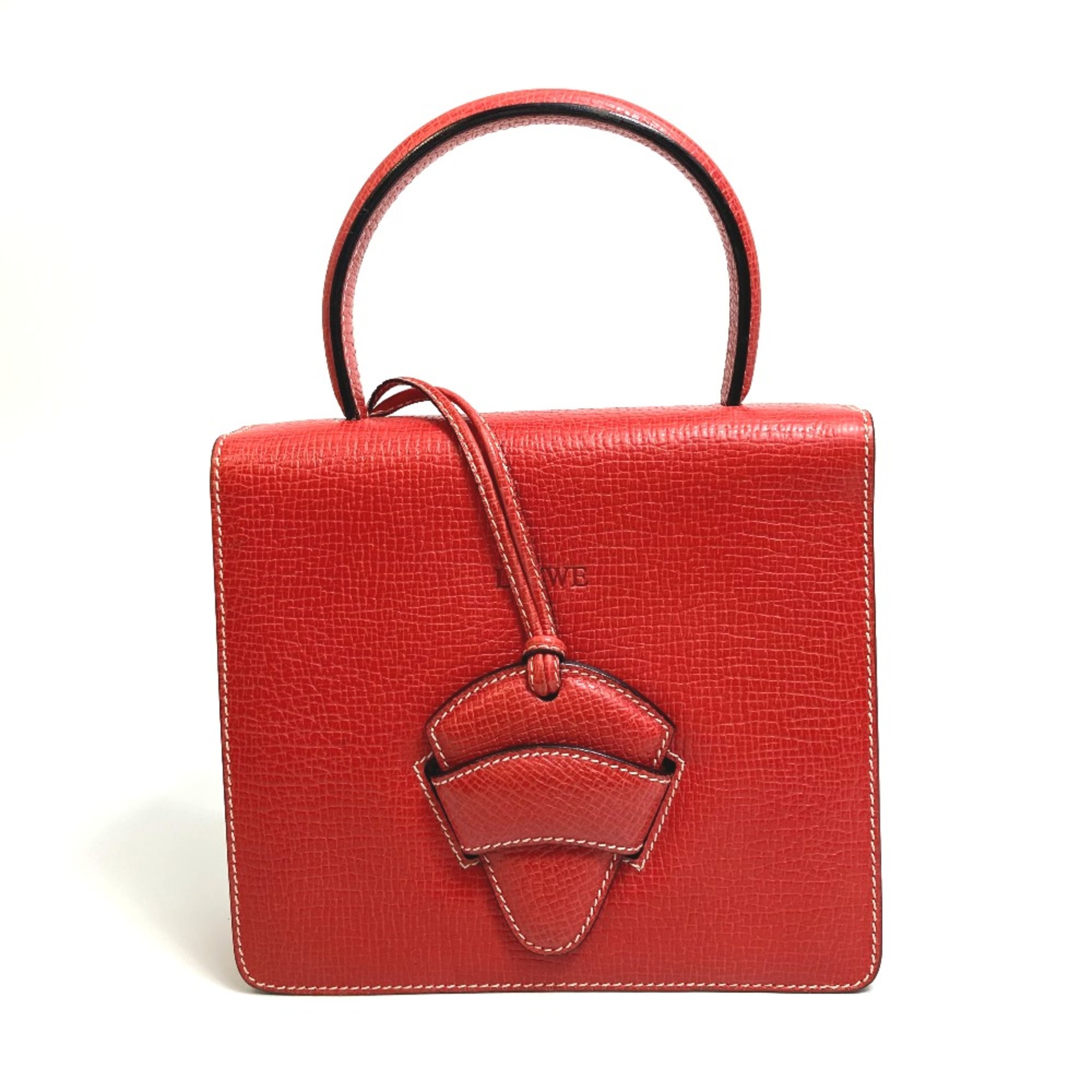 Loewe vintage Bag Tote Bag Hand Bag Red