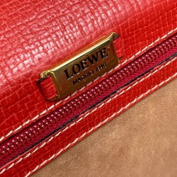 Loewe vintage Bag Tote Bag Hand Bag Red