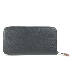 Hermes Long wallet Zip Around Long Wallet Black