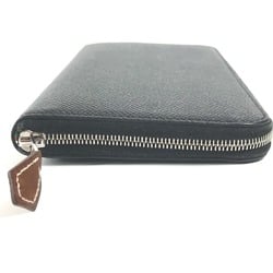 Hermes Long wallet Zip Around Long Wallet Black