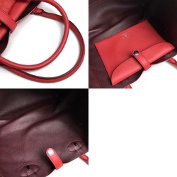 Loewe logo Bag Shoulder Bag Hand Bag Tote Bag Red Red