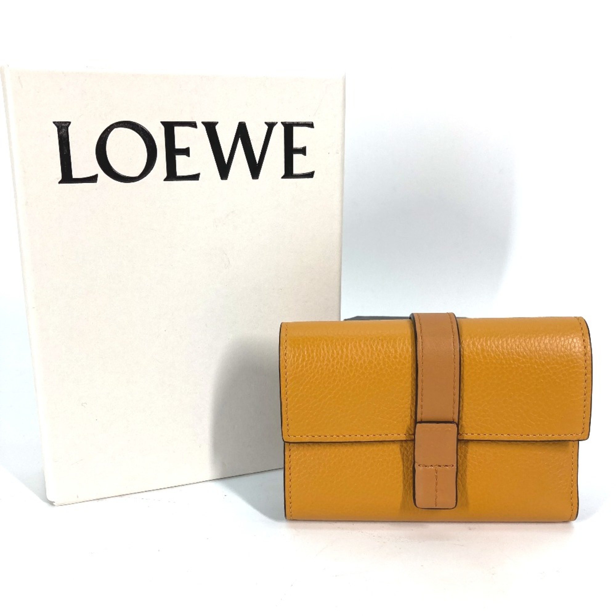 Loewe C660Z41X01 Compact wallet Folded wallet Toffee/Tan Brown