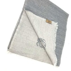 Loewe fringe Scarf gray