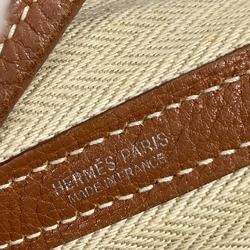 Hermes Shoulder Bag Hand Bag Tote Bag Gold Brown