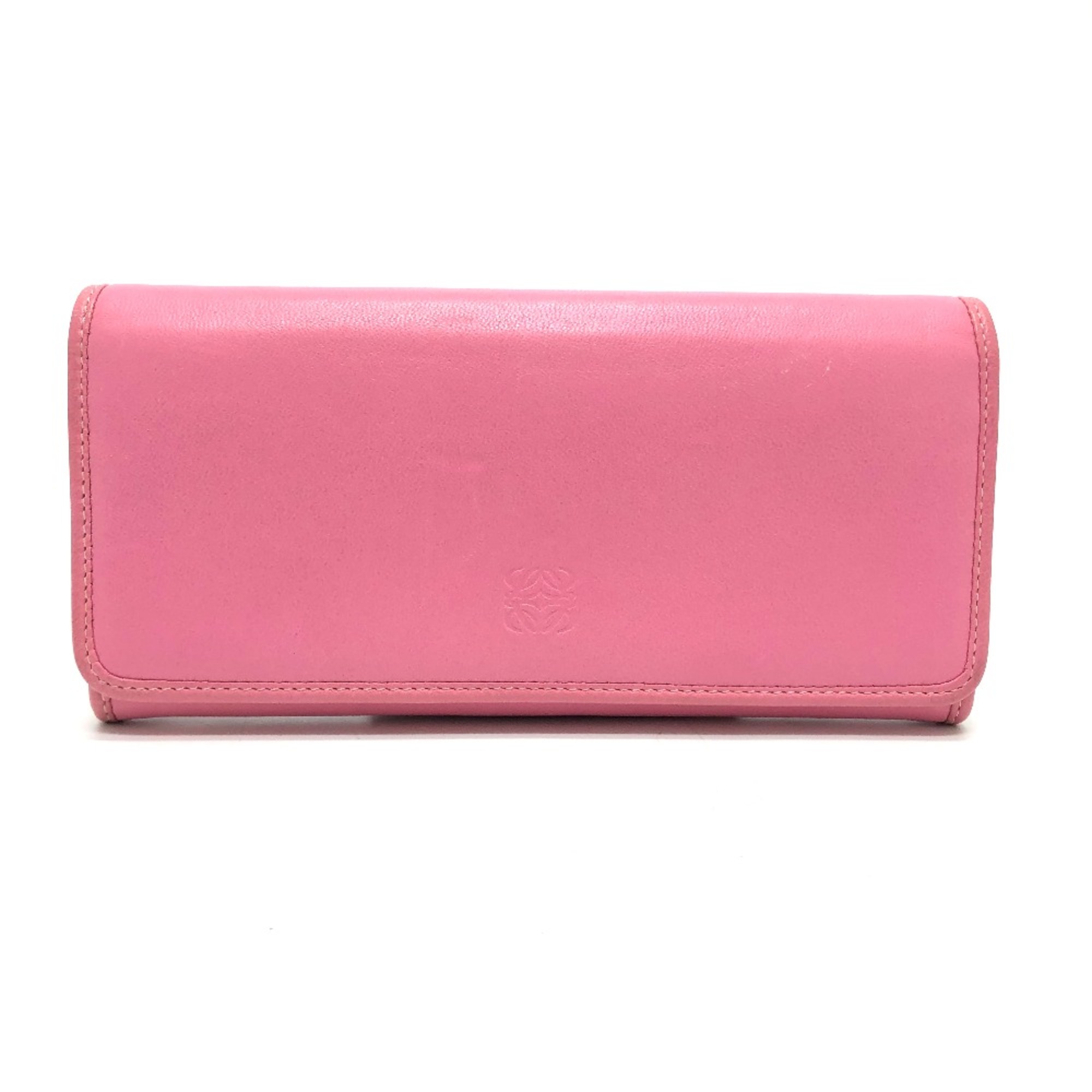 Loewe anagram Zip Around Long Wallet pink