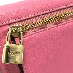 Loewe anagram Zip Around Long Wallet pink