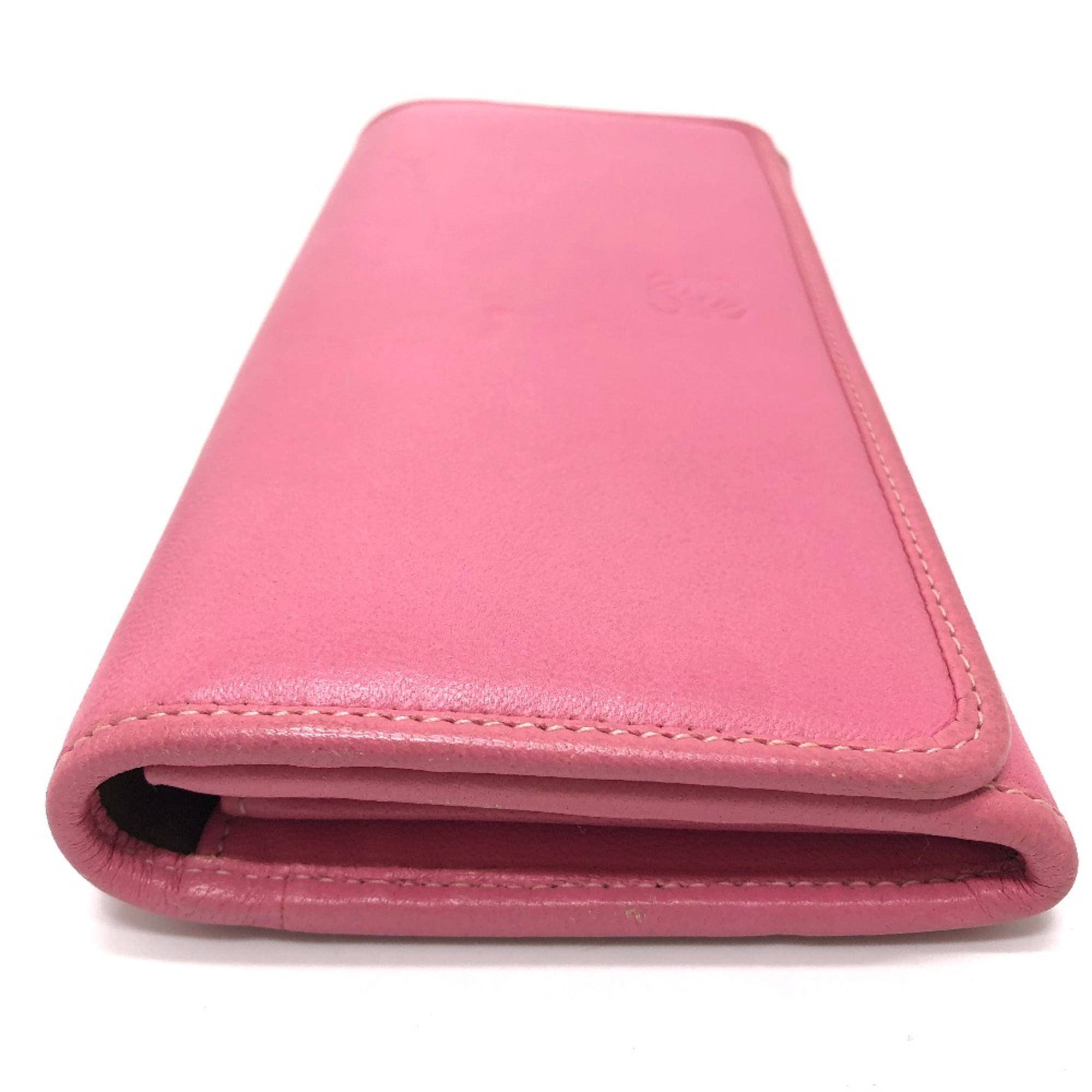 Loewe anagram Zip Around Long Wallet pink