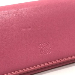 Loewe anagram Zip Around Long Wallet pink