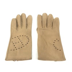 Hermes Glove gloves Beige