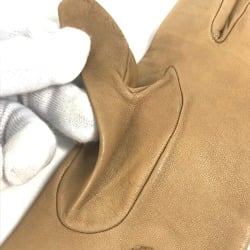 Hermes Glove gloves Beige