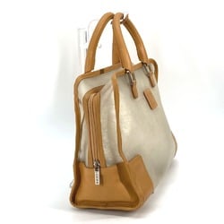 Loewe Anagram 2000 pieces limited model Tote Bag bag with pouch Hand Bag Clear x Brown