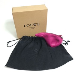 Loewe Animal Collection Mini pouch coin purse Purple pink Based