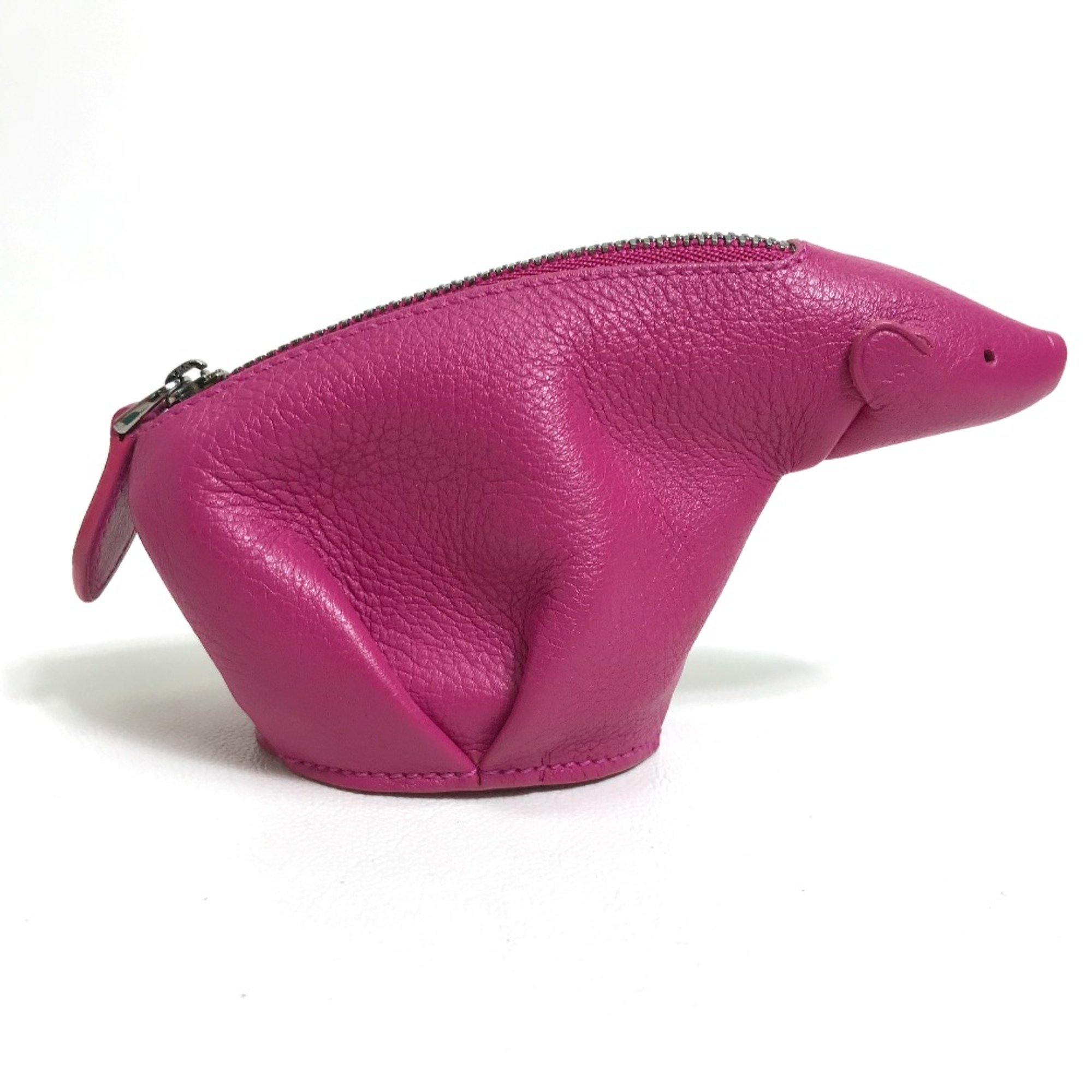 Loewe Animal Collection Mini pouch coin purse Purple pink Based