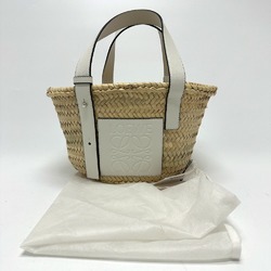 Loewe 327.02.S92 anagram Basket small basket bag Hand Bag Beige