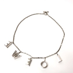 Loewe Icon logo Chain Necklace Silver