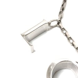 Loewe Icon logo Chain Necklace Silver