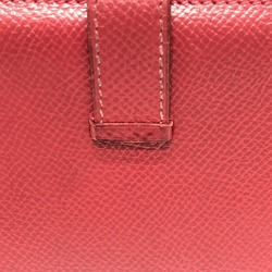 Hermes Two fold Long Wallet Red GoldHardware