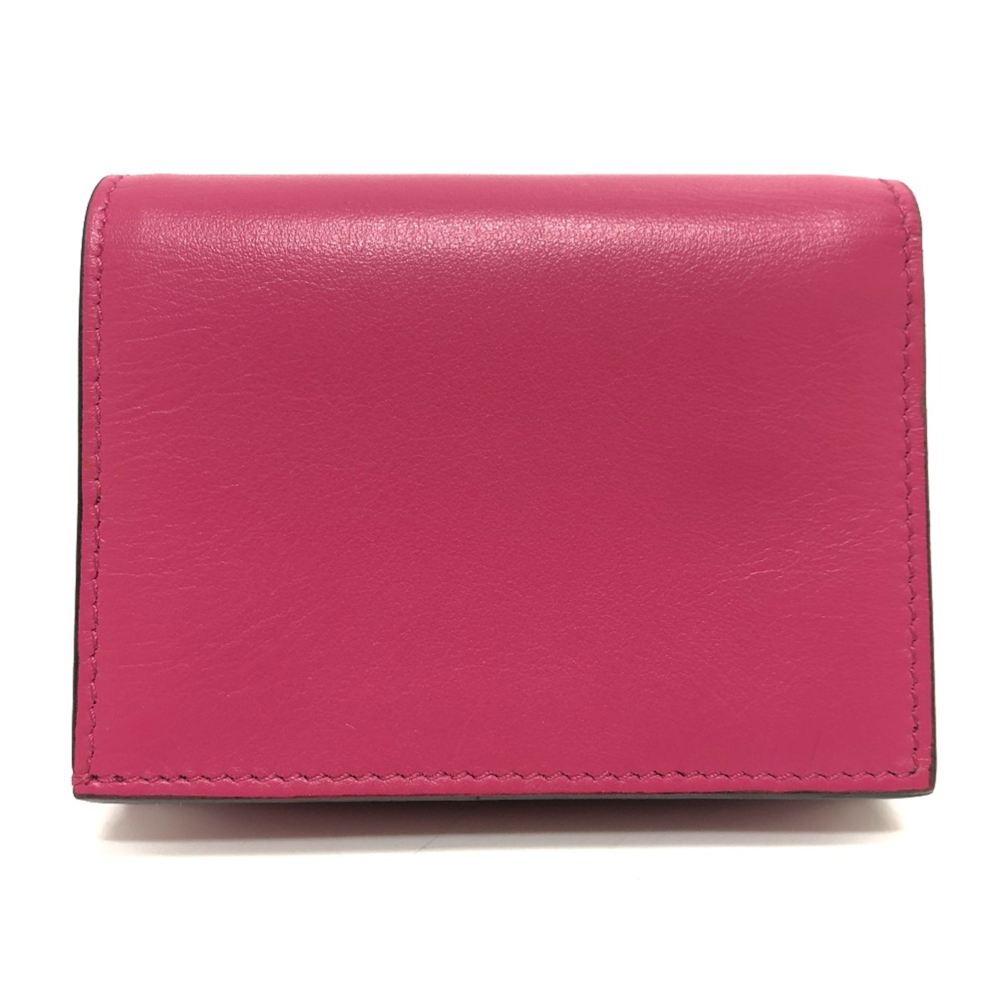 Jimmy Choo 112274 JC Logo Bi-fold Wallet Folded wallet pink SilverHardware