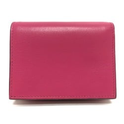 Jimmy Choo 112274 JC Logo Bi-fold Wallet Folded wallet pink SilverHardware