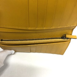 Jimmy Choo flap/logo Saif Long Wallet yellow