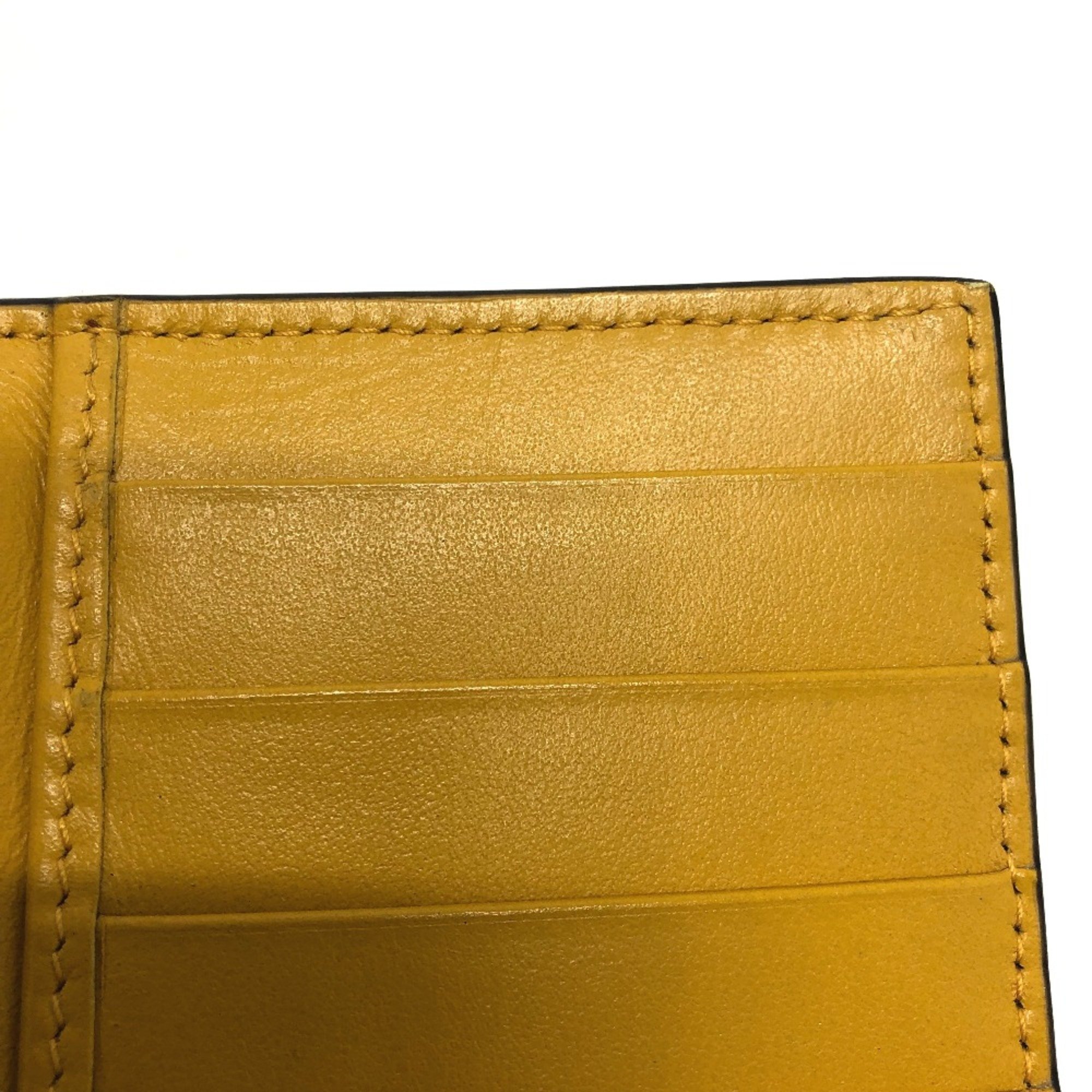 Jimmy Choo flap/logo Saif Long Wallet yellow