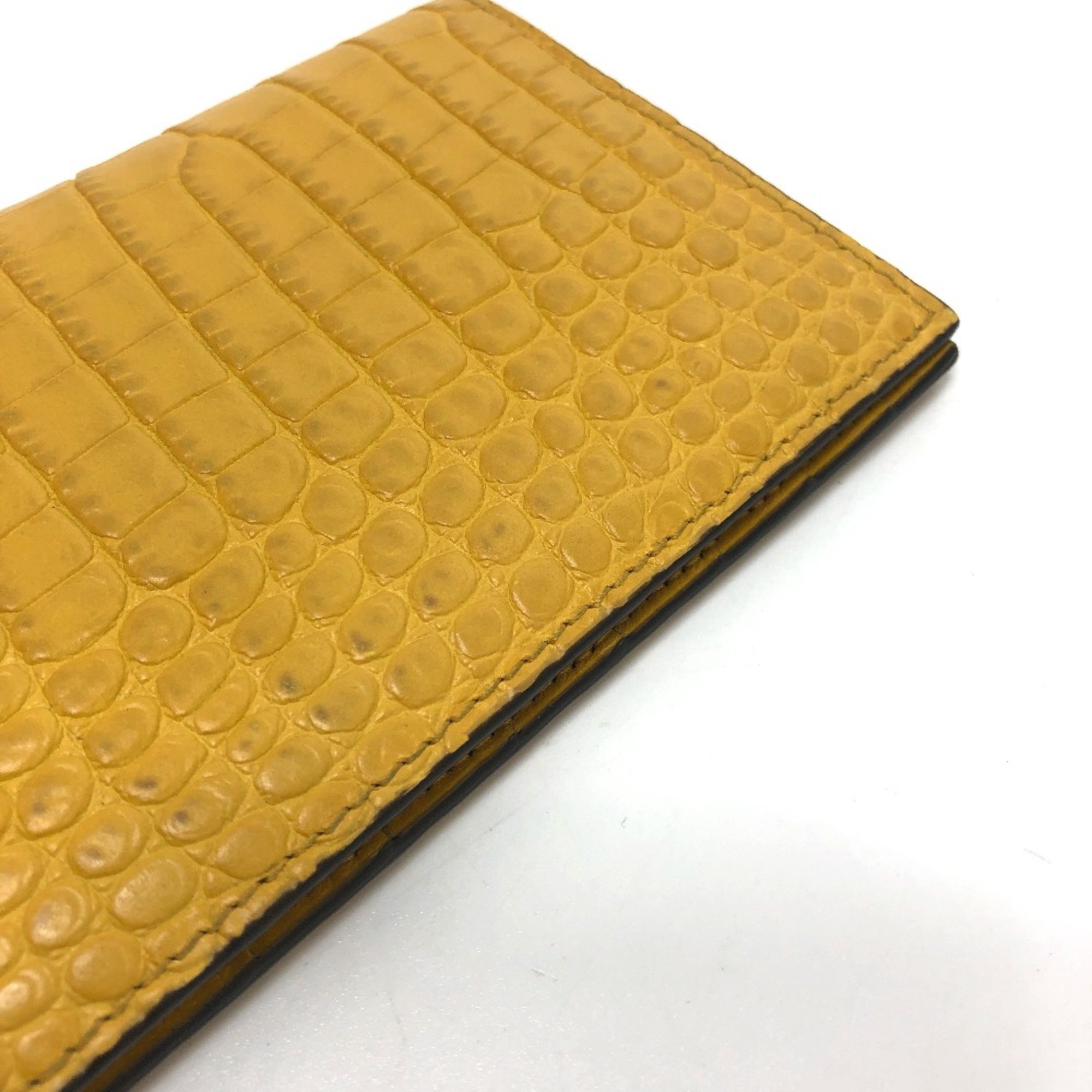 Jimmy Choo flap/logo Saif Long Wallet yellow