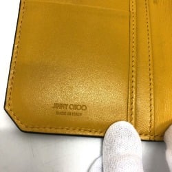 Jimmy Choo flap/logo Saif Long Wallet yellow