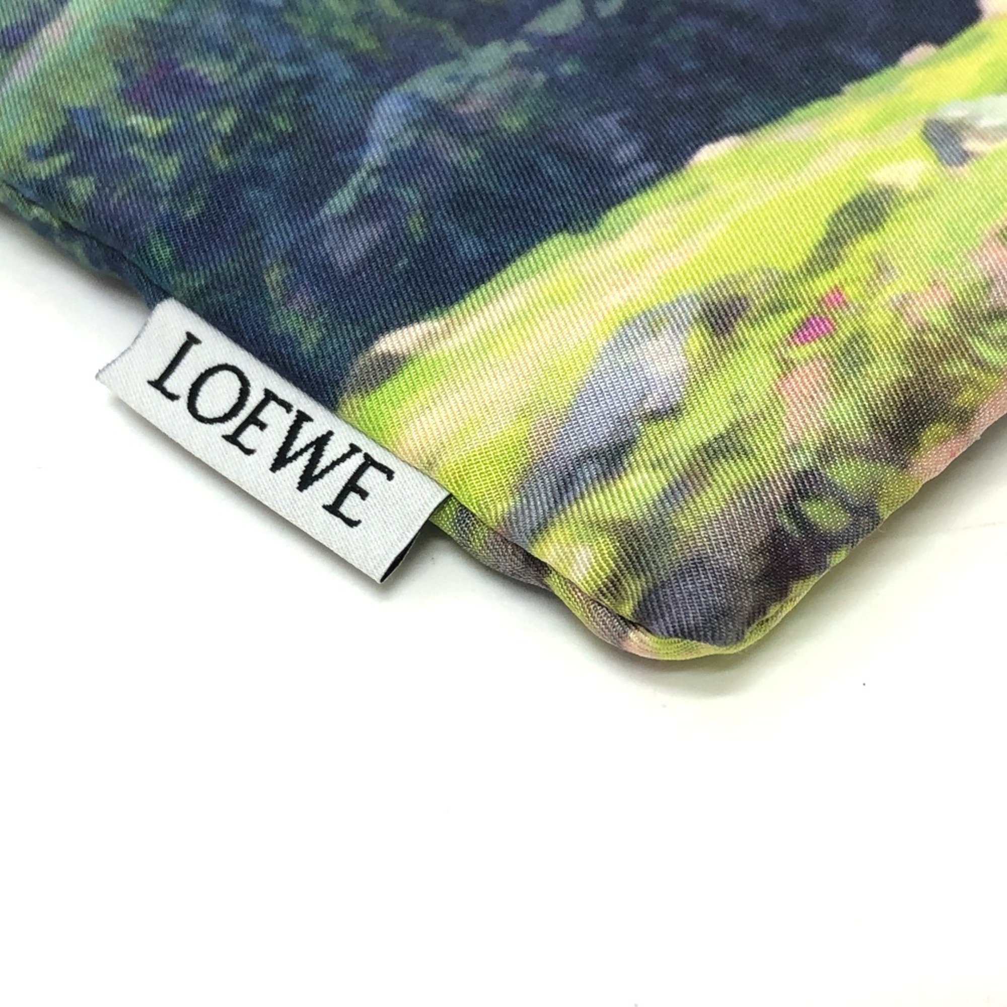 Loewe C822057X24 Ghibli collaboration Drawstring Bag Pouch blue Multicolore