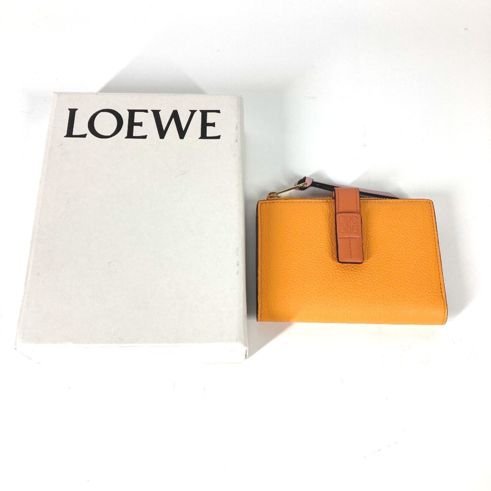 Loewe anagram Folded wallet Orange