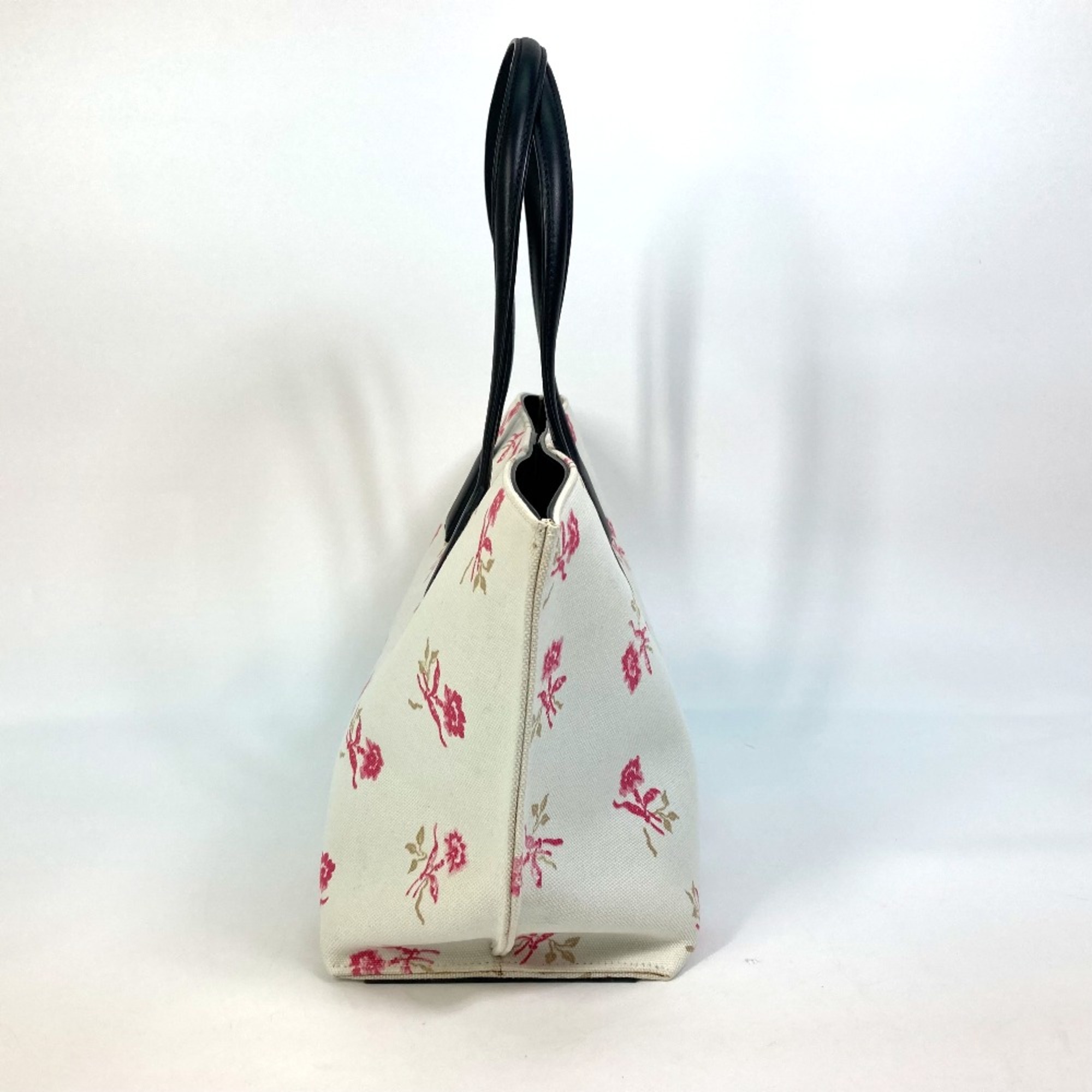 Loewe Flower pattern bag shawl Tote Bag White pink