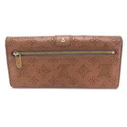 Louis Vuitton M58124 Mahina Two fold Long Wallet cognac Brown