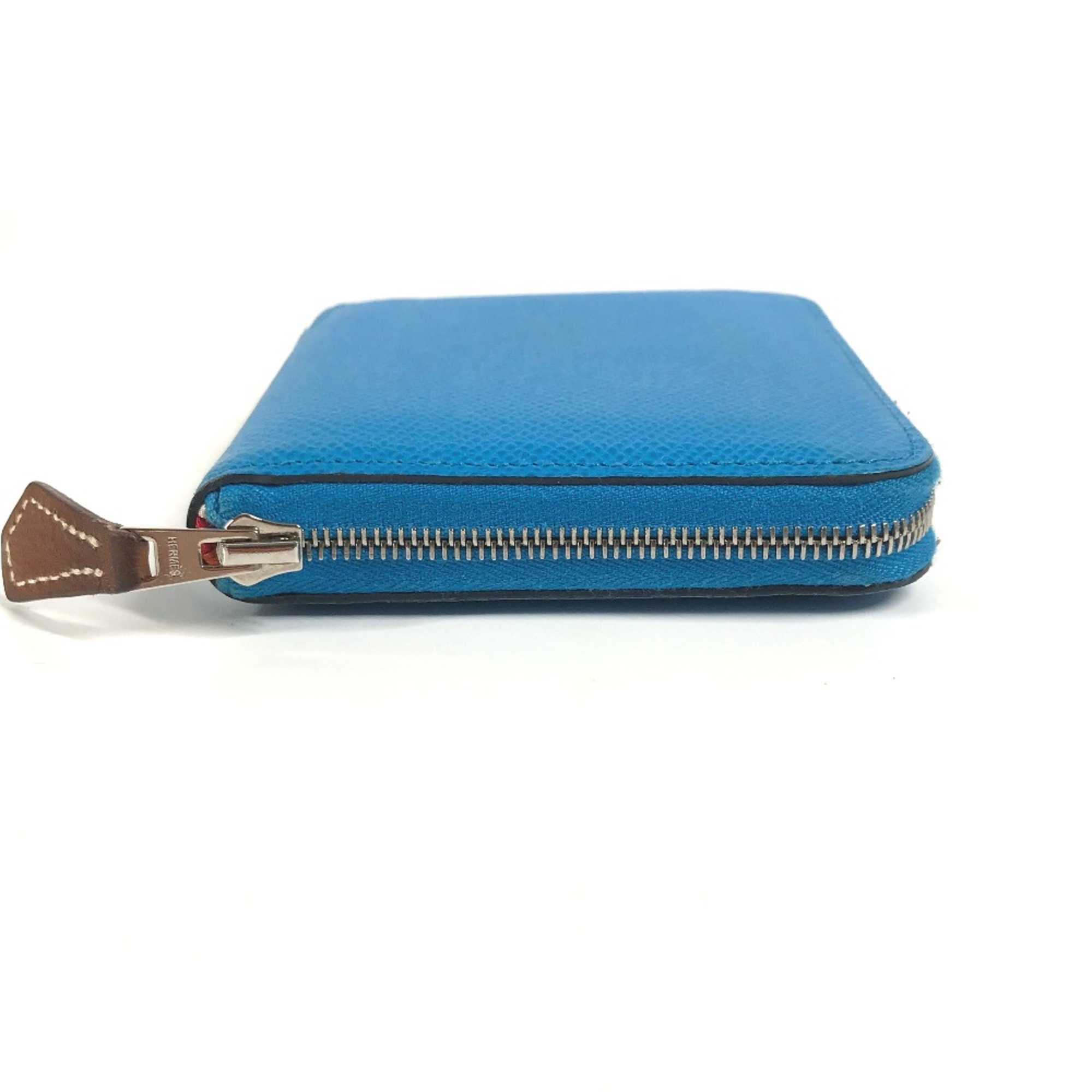 Hermes Compact wallet Zip Around Folded wallet blue